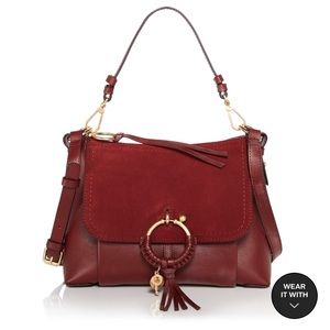 See by Chloé Joan Small Leather & Suede Shoulder Bag